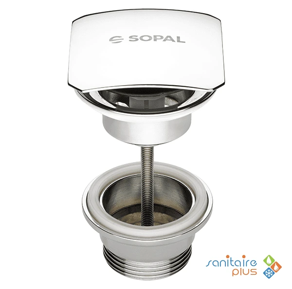 Bonde de lavabo clic clac Carré – SOPAL