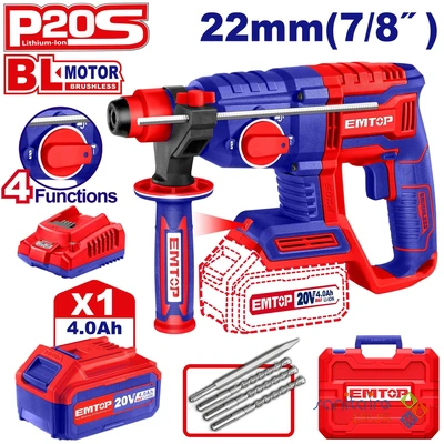 Marteau piqueur sans fil 20 V – EMTOP