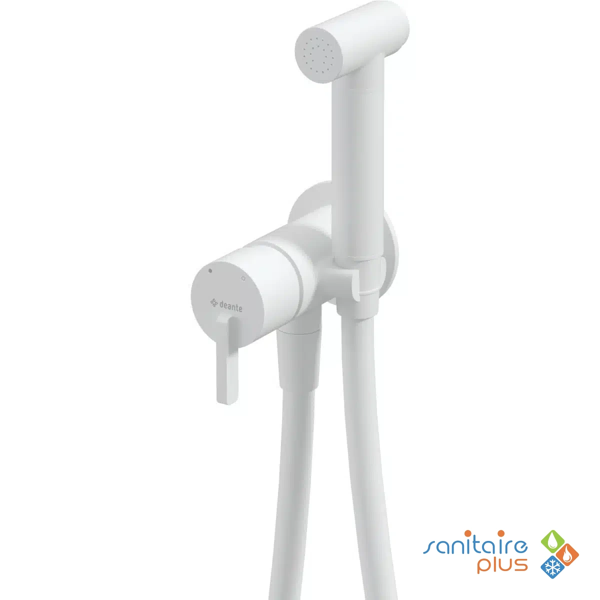 Mitigeur toilette encastré Blanc mat – Deante Silia