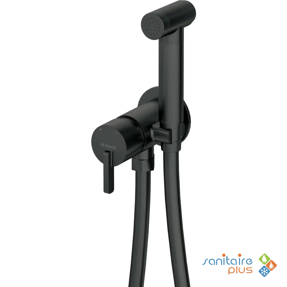 Mitigeur toilette encastré Noir mat – Deante Silia