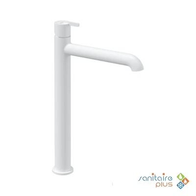 Mitigeur Vasque Long Blanc Mat – Deante Silia