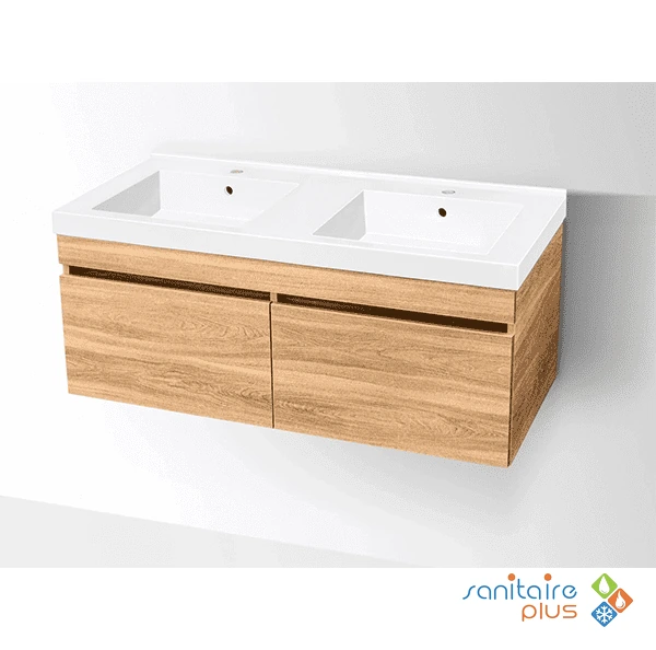 Meuble avec Vasque Double Surf